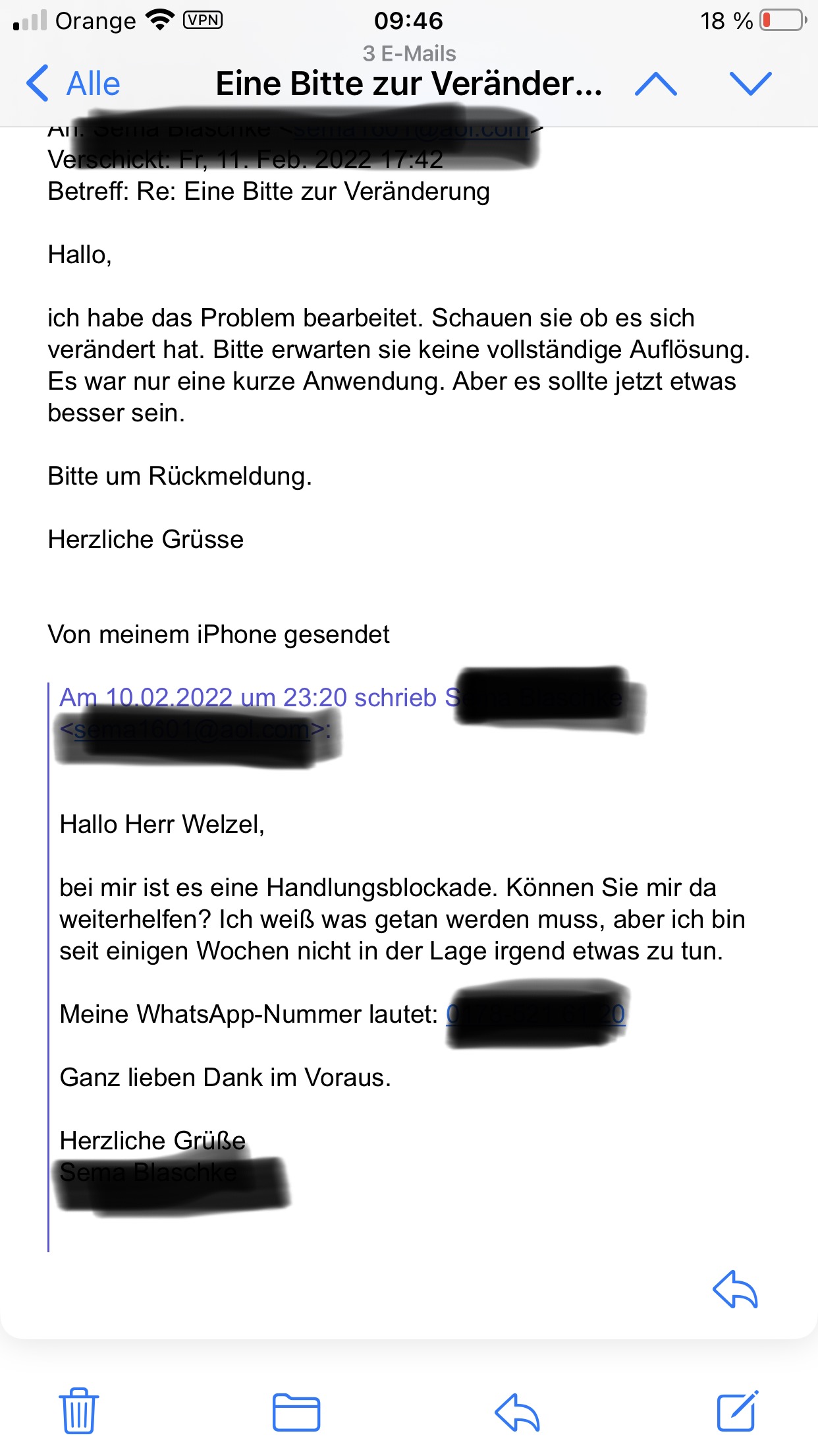 Handlungsblockade